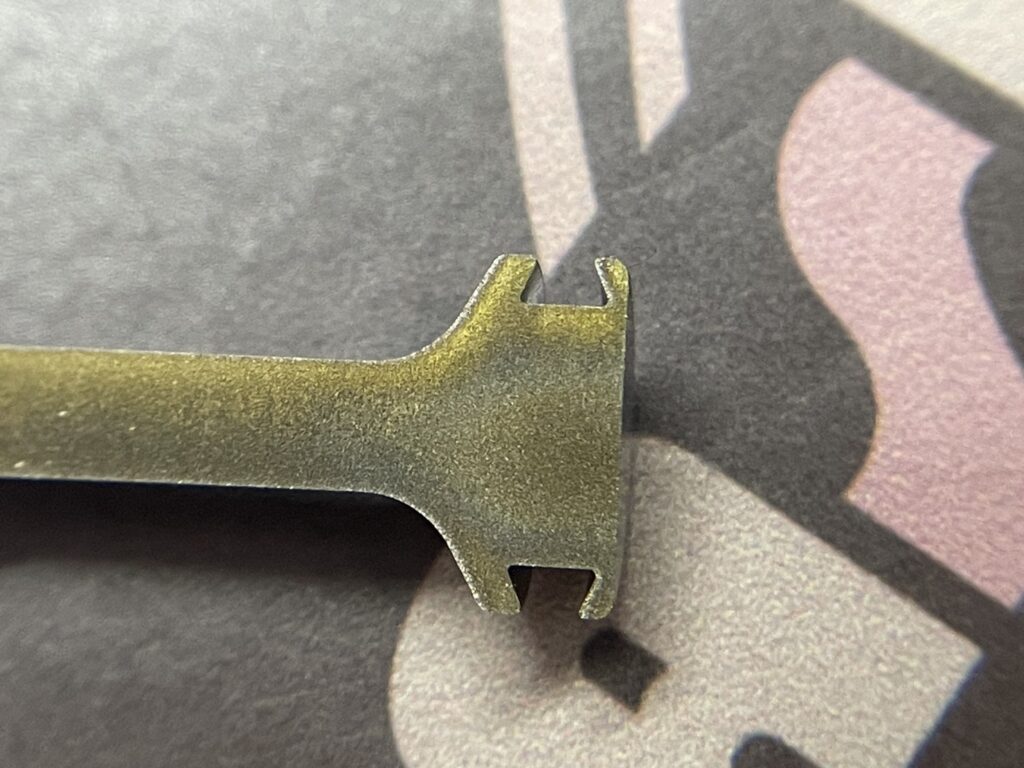 久々のあり溝加工
