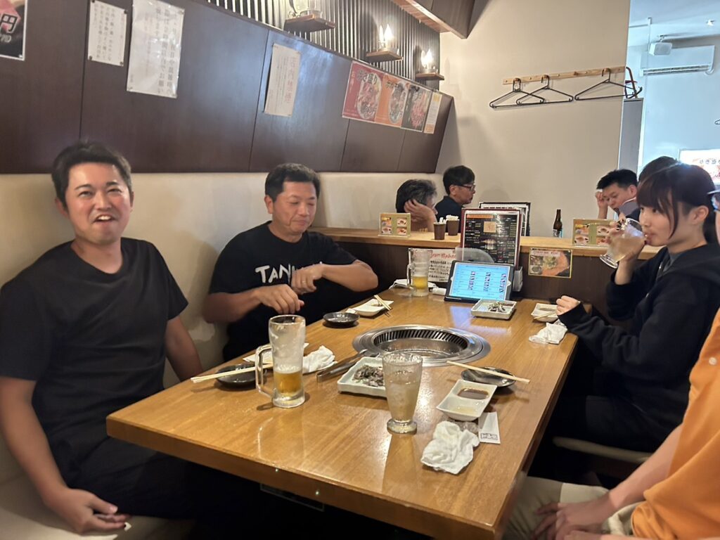 打ち上げの様子