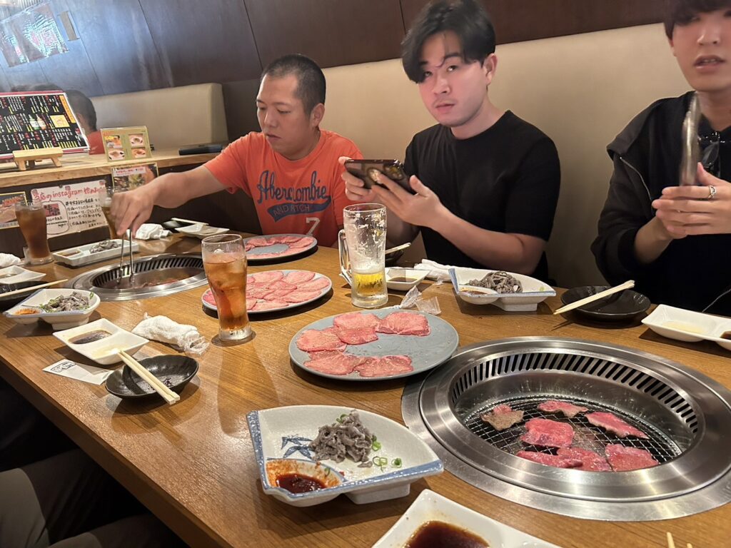 打ち上げの様子
