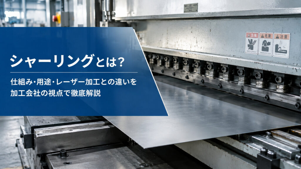 シャーリング加工とは